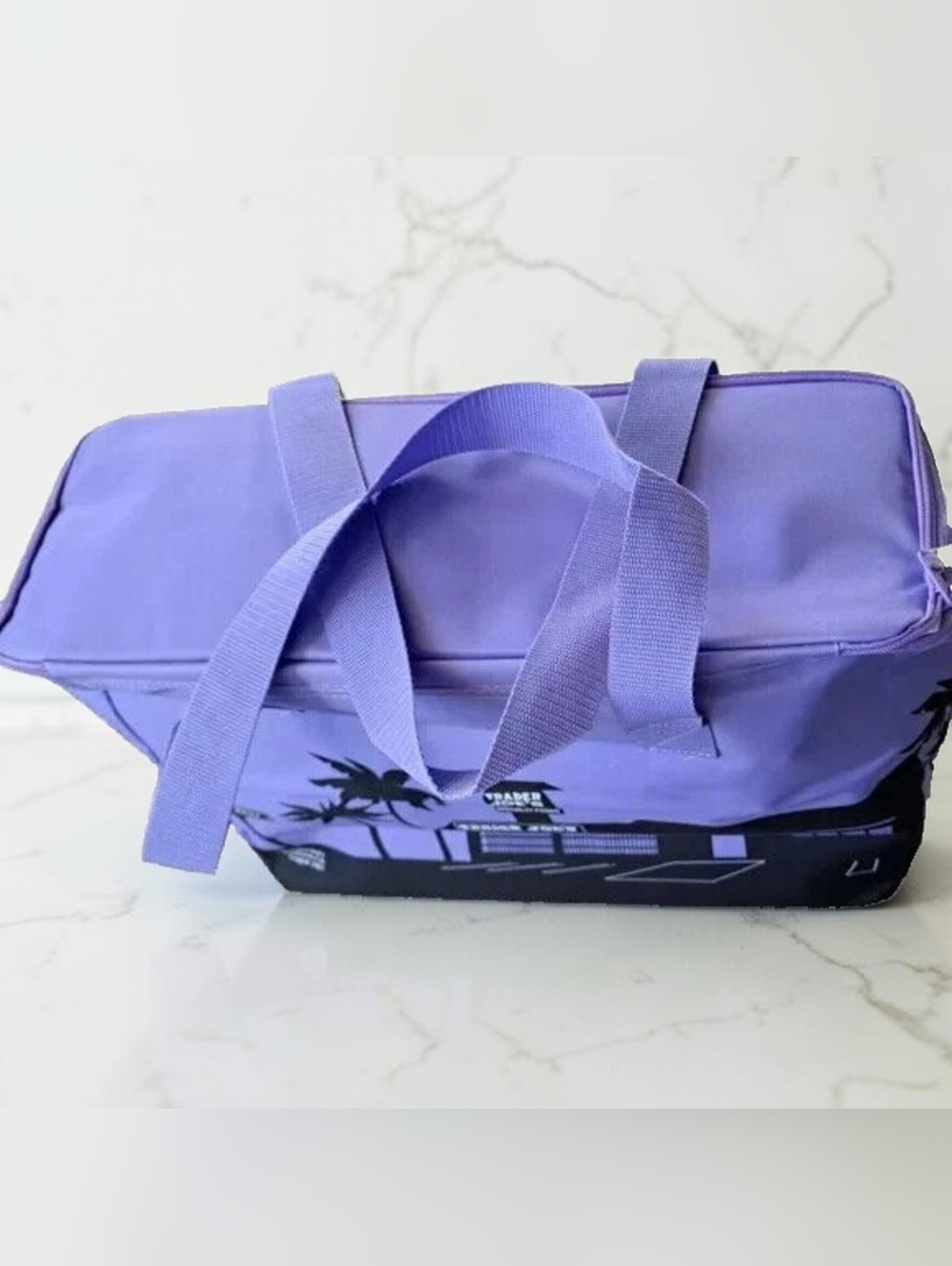TRADER JOE'S Lavender Insulated Bag-Large - Picture 3 of 4
